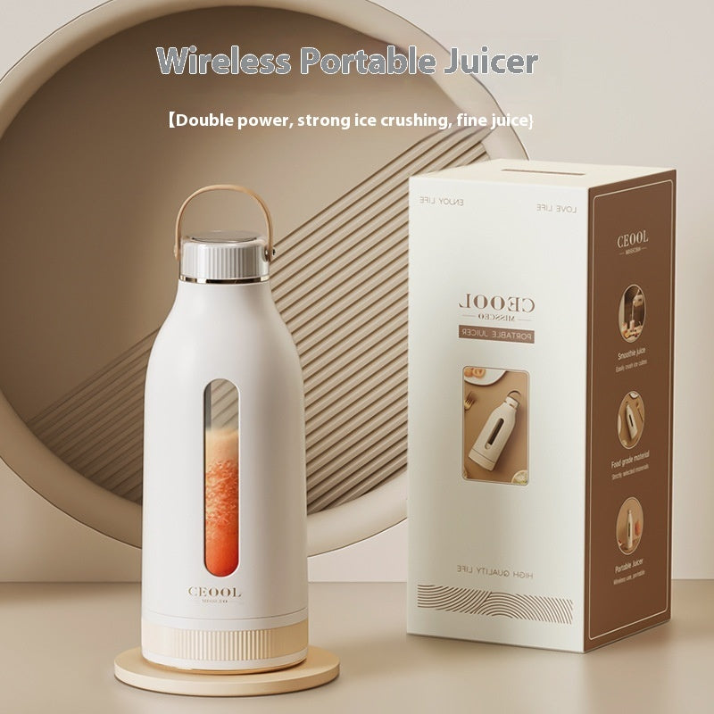 Portable Rechargeable Juicer Cup – Mini Electric Blender (340ml, 80W)