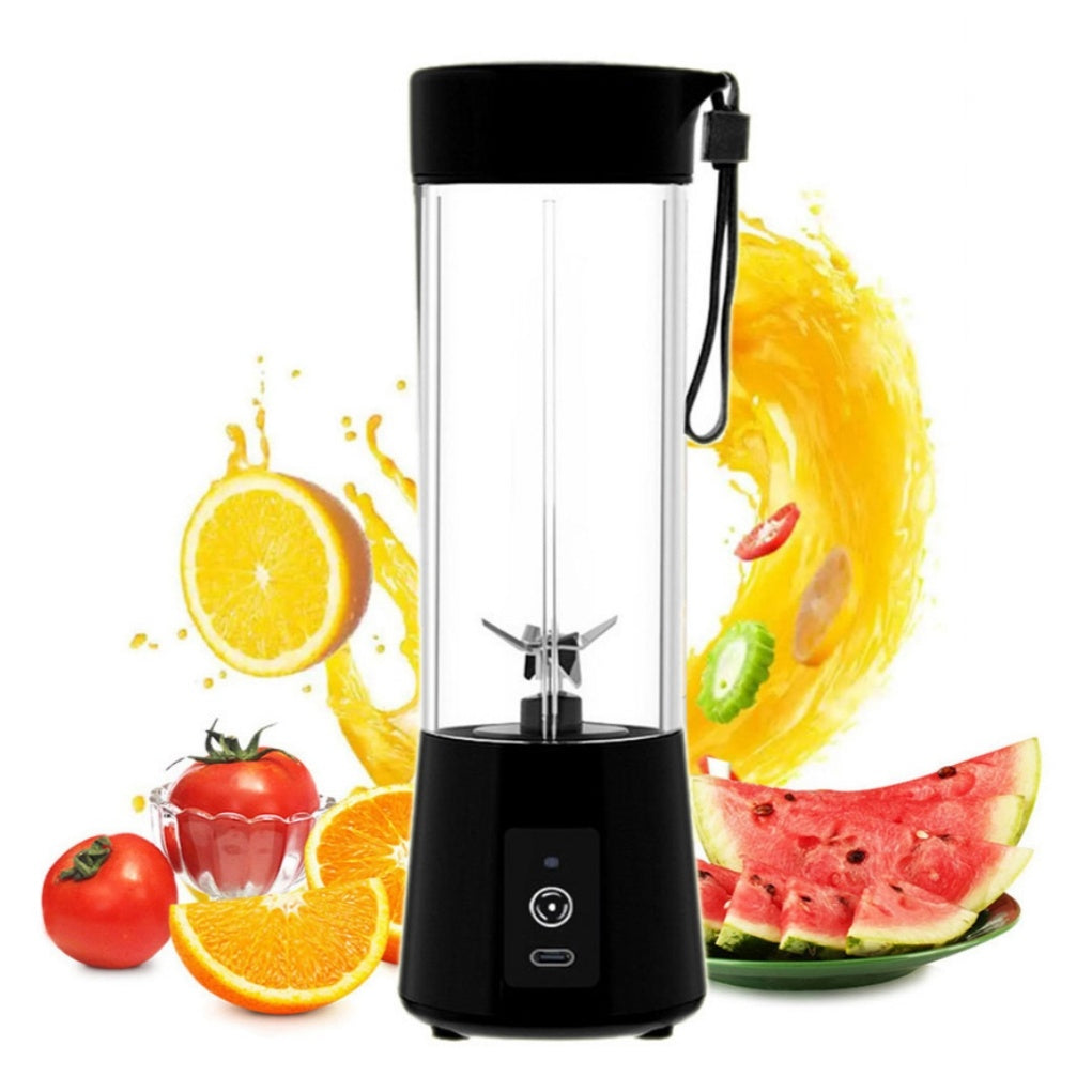 USB Rechargeable Portable Juicer Blender – Smoothie Maker with Stainless Steel Blades (10 Colors)