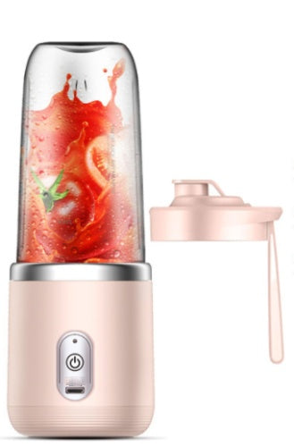 6-Blade Portable Blender – USB Rechargeable Mini Juicer Cup (400ml, 140W)