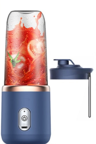 6-Blade Portable Blender – USB Rechargeable Mini Juicer Cup (400ml, 140W)